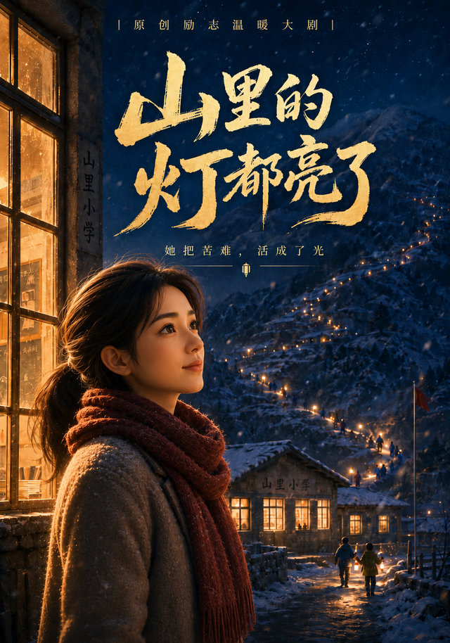 山里的灯都亮了