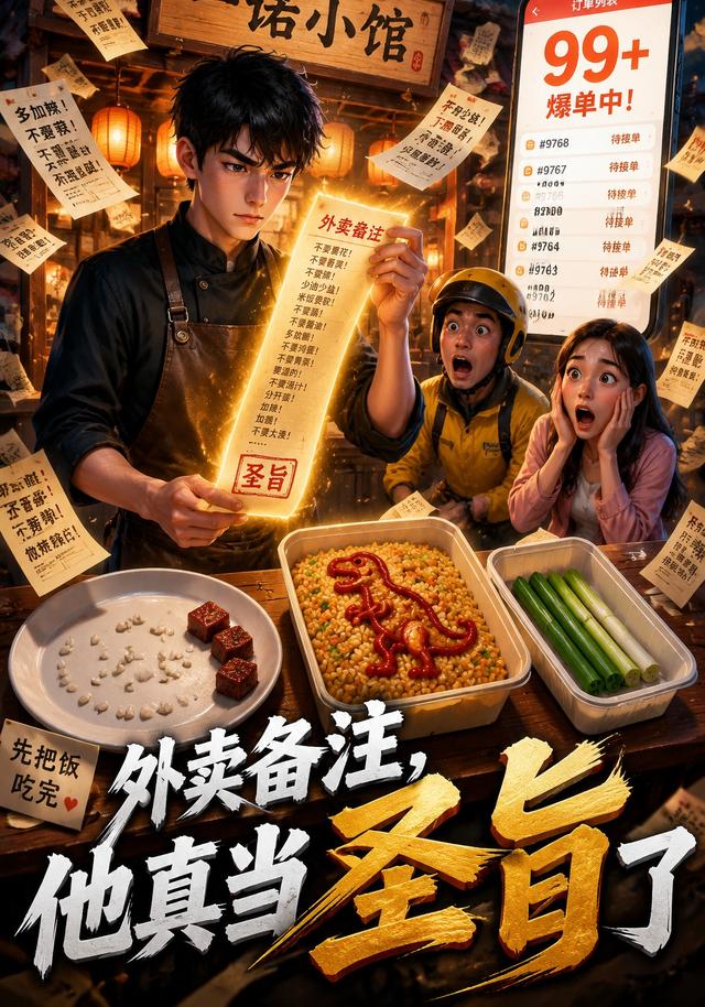 外卖备注，他真当圣旨了 cover