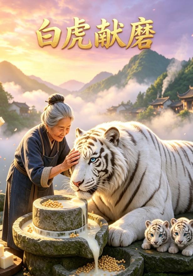 白虎献磨