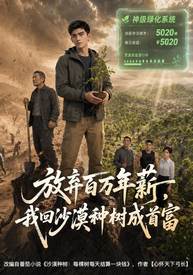 放弃百万年薪，我回沙漠种树成首富