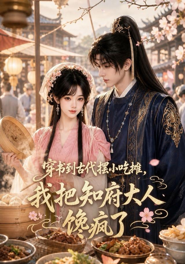 穿书到古代摆小吃摊，我把知府大人馋疯了 cover