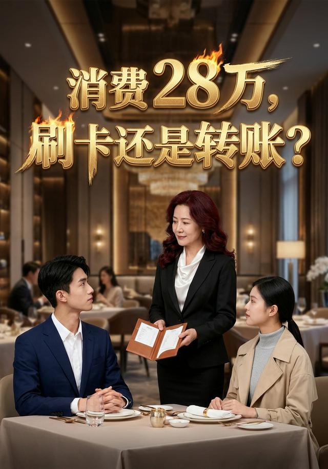消费28万刷卡还是转账？