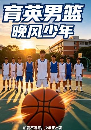 育英男篮晚风少年