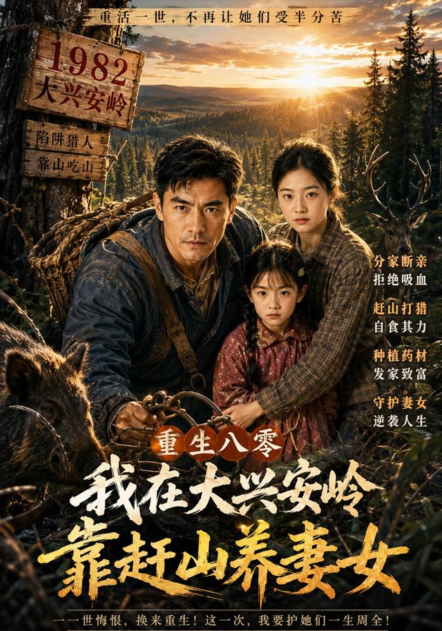 重生八零我在大兴安岭靠赶山养妻女 cover