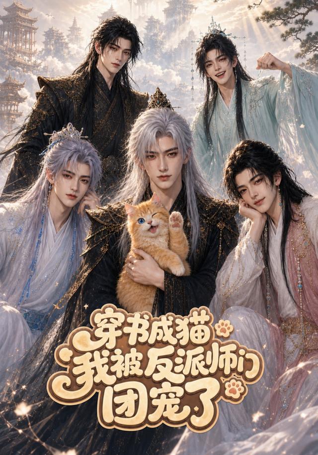 穿书成猫，我被反派师门团宠了