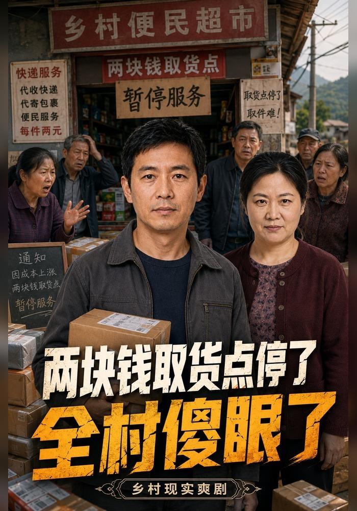 两块钱取货点停了，全村傻眼了