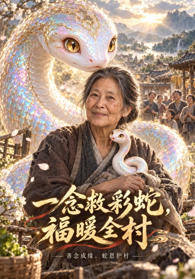 一念救彩蛇，福暖全村
