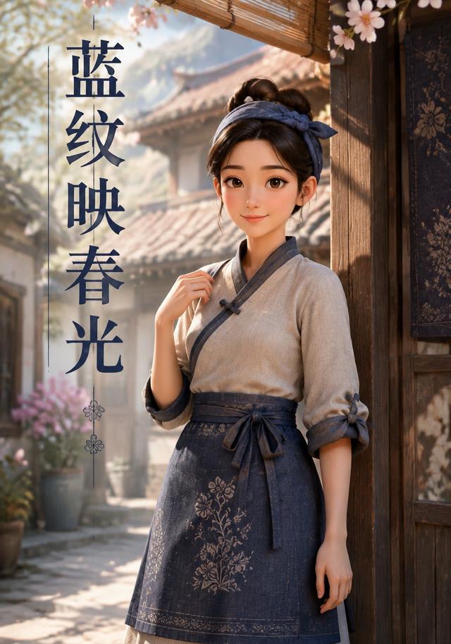 蓝纹映春光 cover