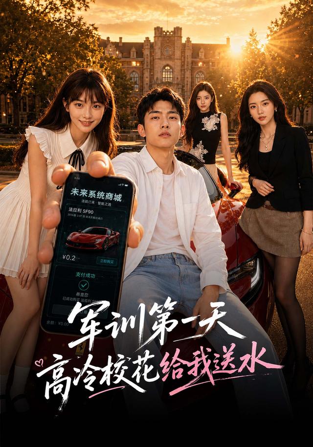 军训第一天，高冷校花给我送水