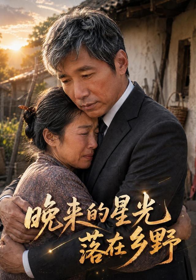 晚来的星光落在乡野