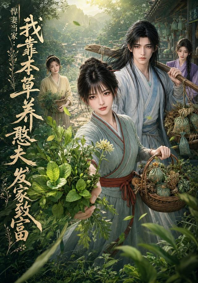 悍妻当家：我靠本草养憨夫发家致富 cover