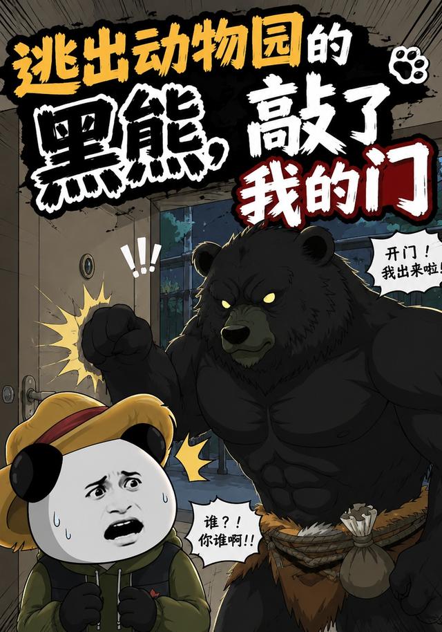 逃出动物园的黑熊，敲了我的门