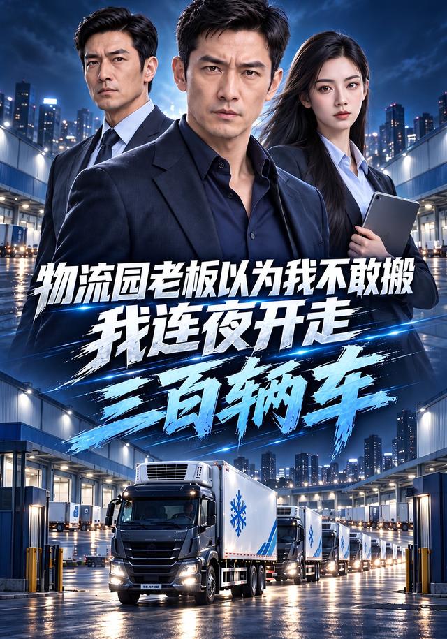 物流园老板以为我不敢搬，我连夜开走三百辆