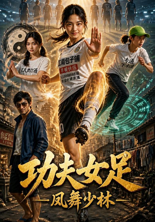 功夫女足，凤舞少林