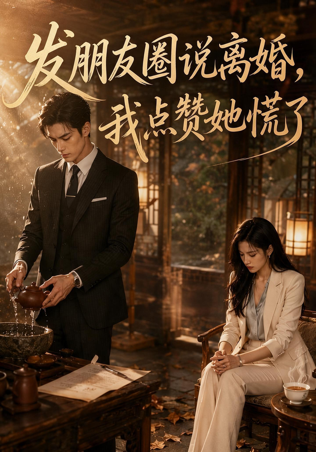 发朋友圈说离婚，我点赞她慌了