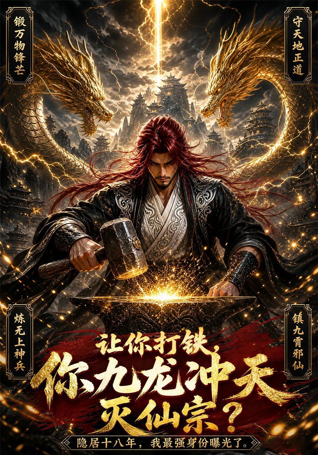 让你打铁，你九龙冲天灭仙宗