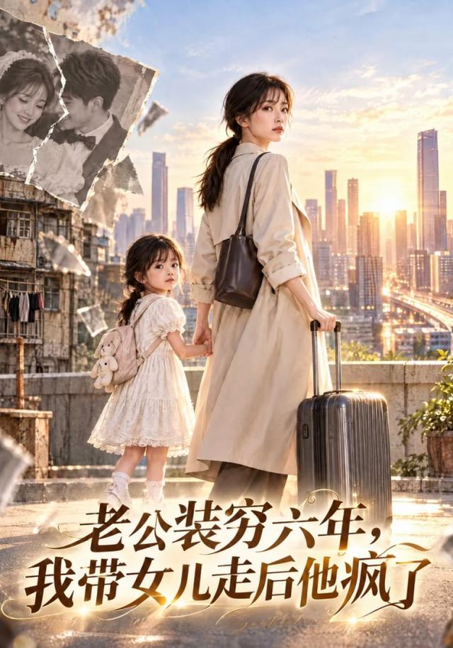 《老公装穷六年，我带女儿走后他疯了》作品海报