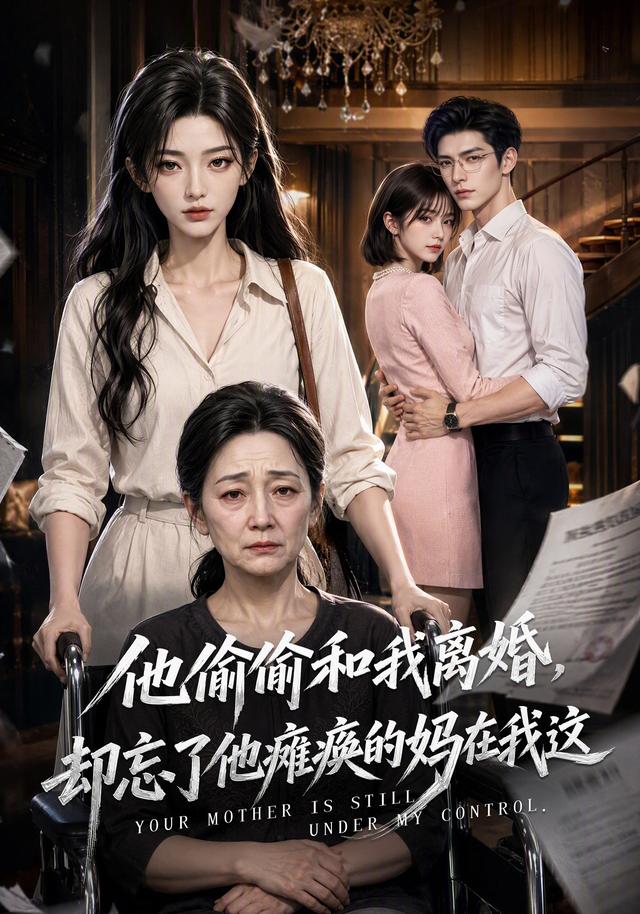 他偷偷和我离婚，却忘了他瘫痪的妈在我这