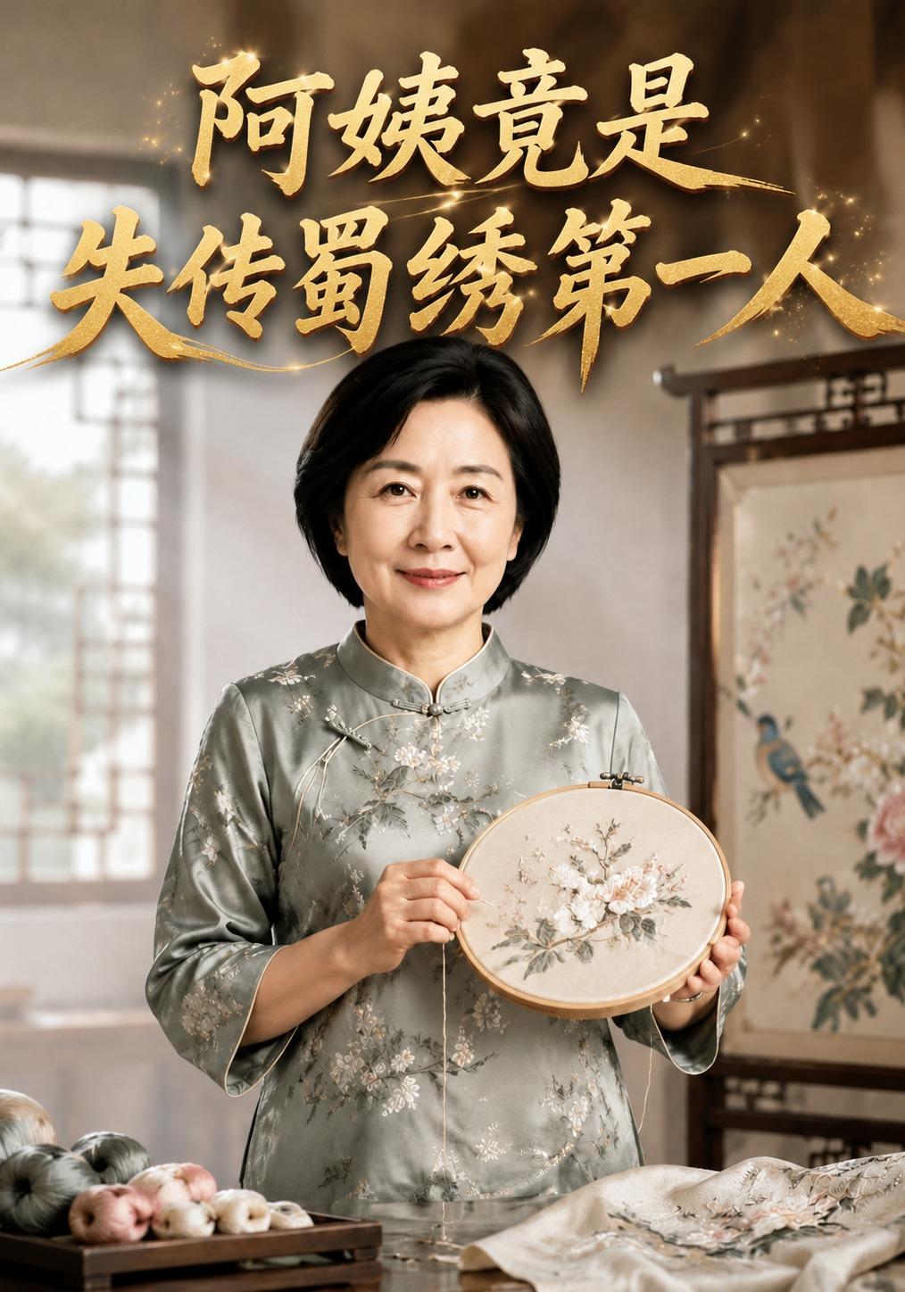 阿姨竟是失传蜀绣第一人