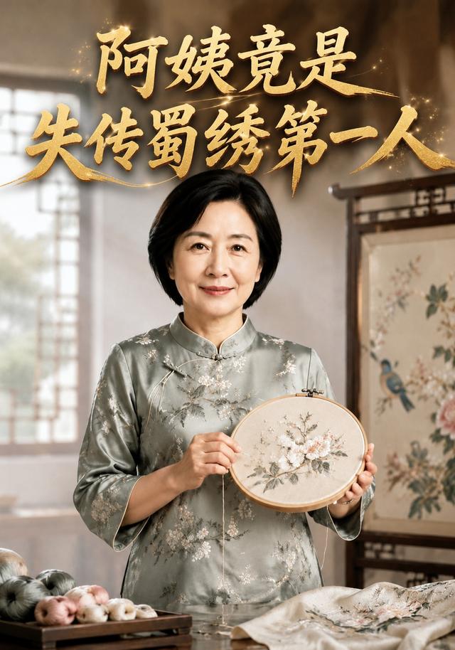 阿姨竟是失传蜀绣第一人
