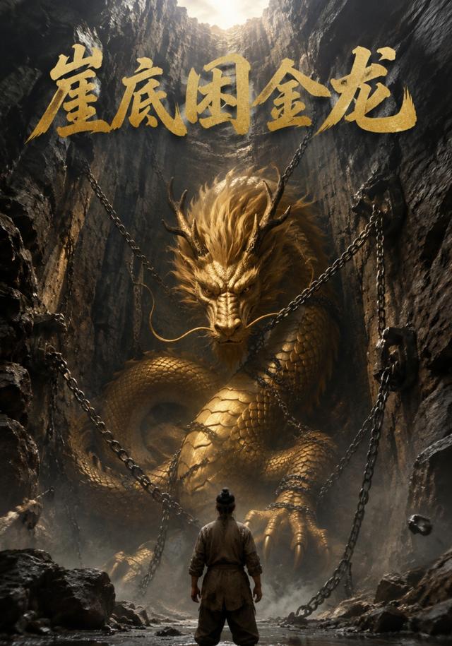 崖底困金龙