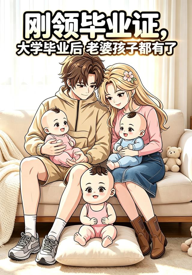 刚领毕业证，大学毕业后老婆孩子都有了