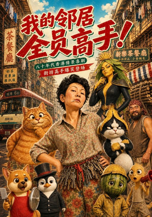 我的邻居全员高手 cover