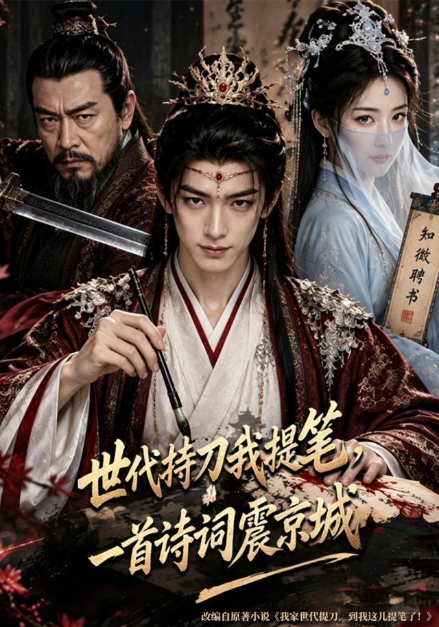 世代持刀我提笔，一首诗词震京城