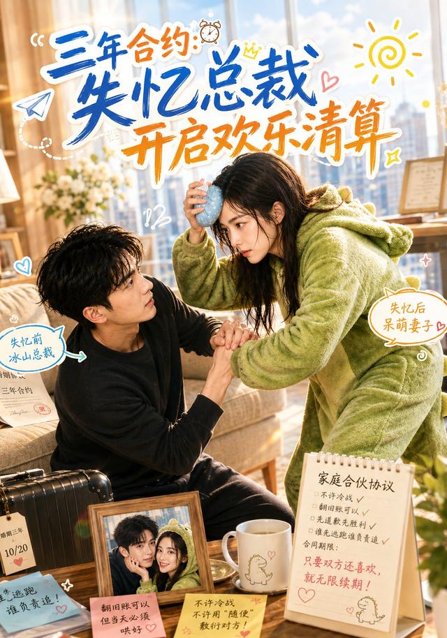 三年合约：失忆总裁开启欢乐清算 cover