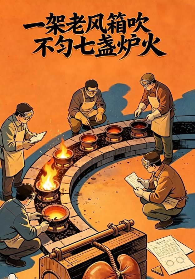 一架老风箱吹不匀七盏炉火
