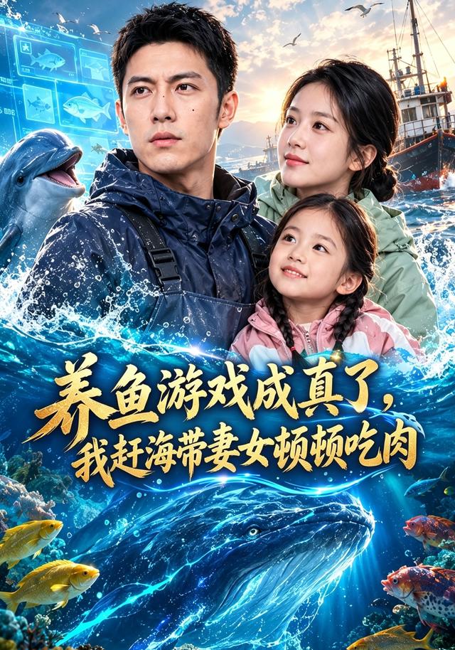 养鱼游戏成真了，我赶海带妻女顿顿吃肉 cover