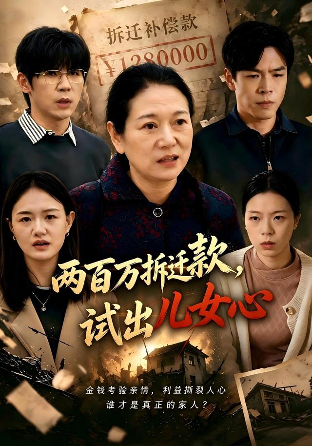 两百万拆迁款，试出儿女心