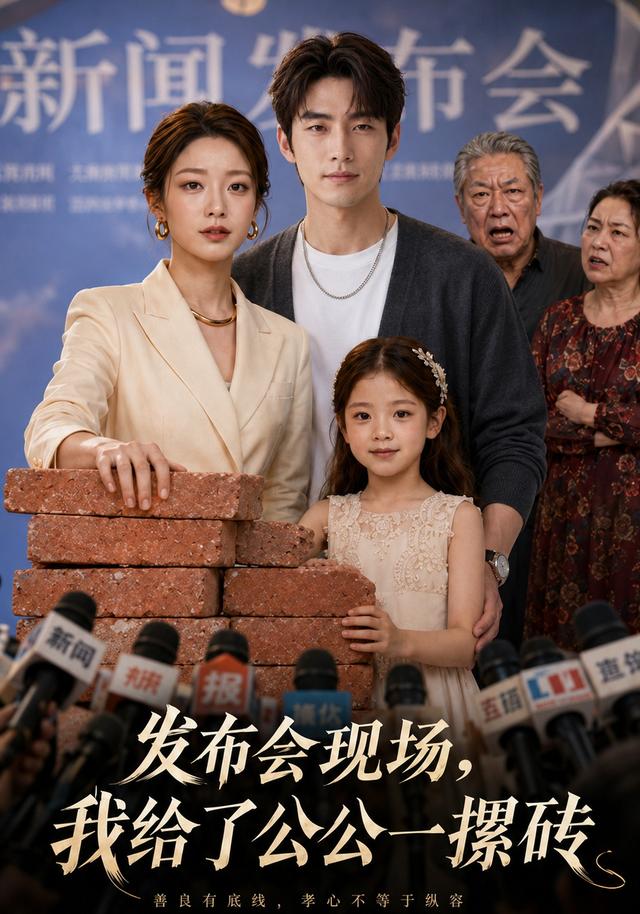 发布会现场，我给了公公一摞砖 cover