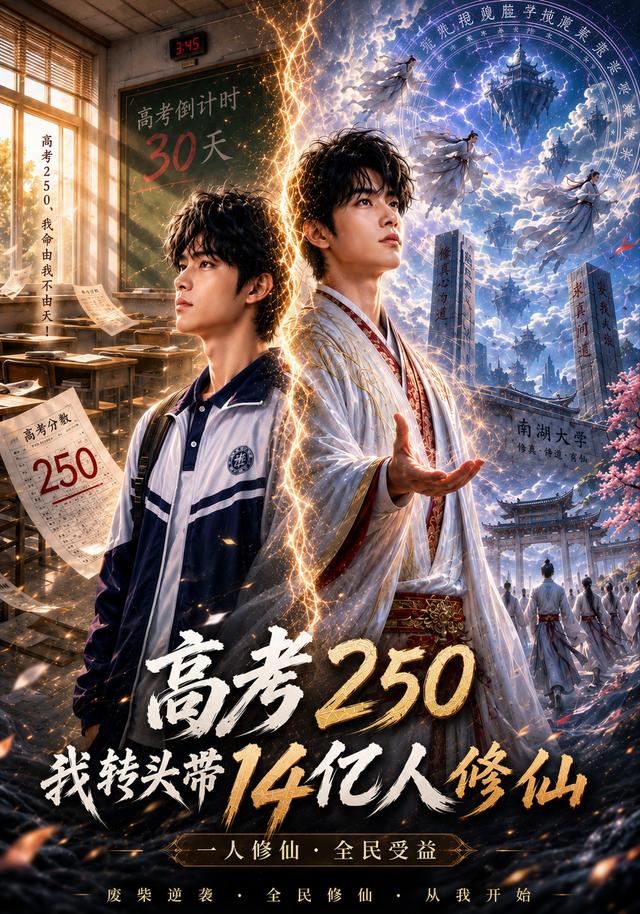 高考250，我转头带14亿人修仙 cover