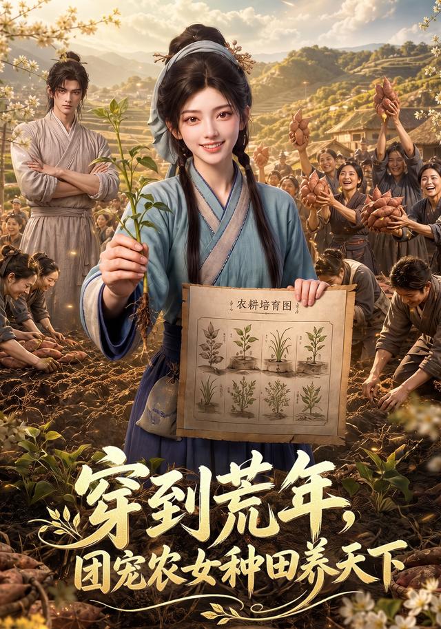 穿到荒年，团宠农女种田养天下 cover