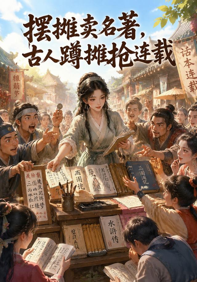 摆摊卖名著，古人蹲摊抢连载 cover