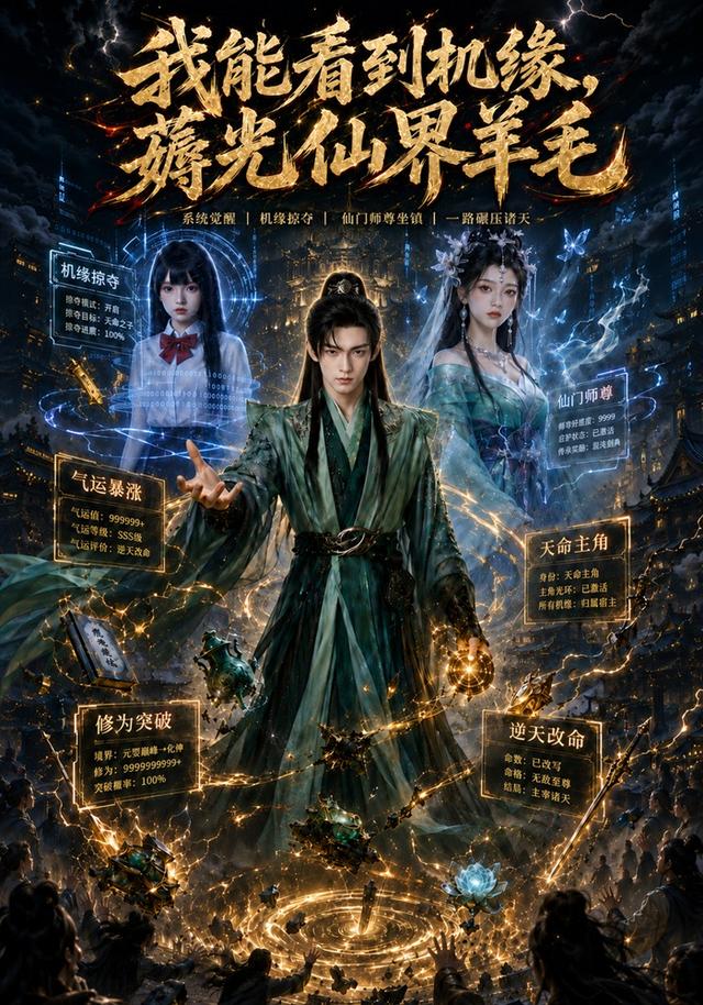 我能看到机缘，薅光仙界羊毛 cover