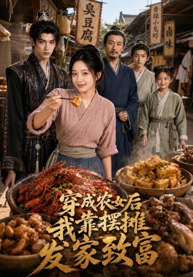 穿成农女后我靠摆摊发家致富 cover