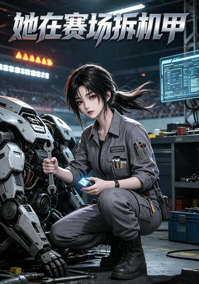 她在赛场拆机甲