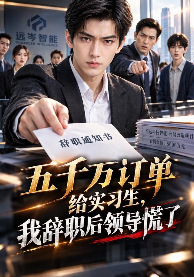 五千万订单给实习生，我辞职后领导慌了 cover
