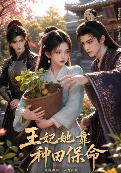 王妃她靠种田保命 cover