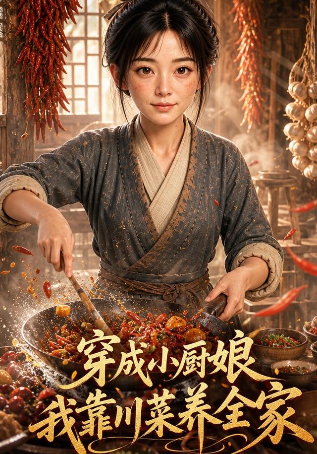 穿成小厨娘，我靠川菜养全家 cover