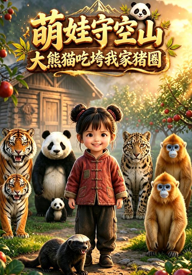萌娃守空山，大熊猫吃垮我家猪圈