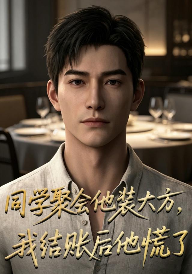 同学聚会他装大方，我结账后他慌了