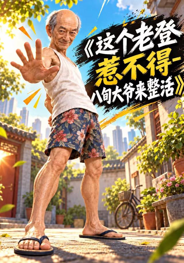 这个老登惹不得-八旬大爷来整活