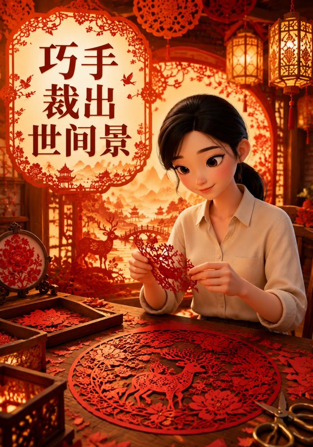 巧手裁出世间景