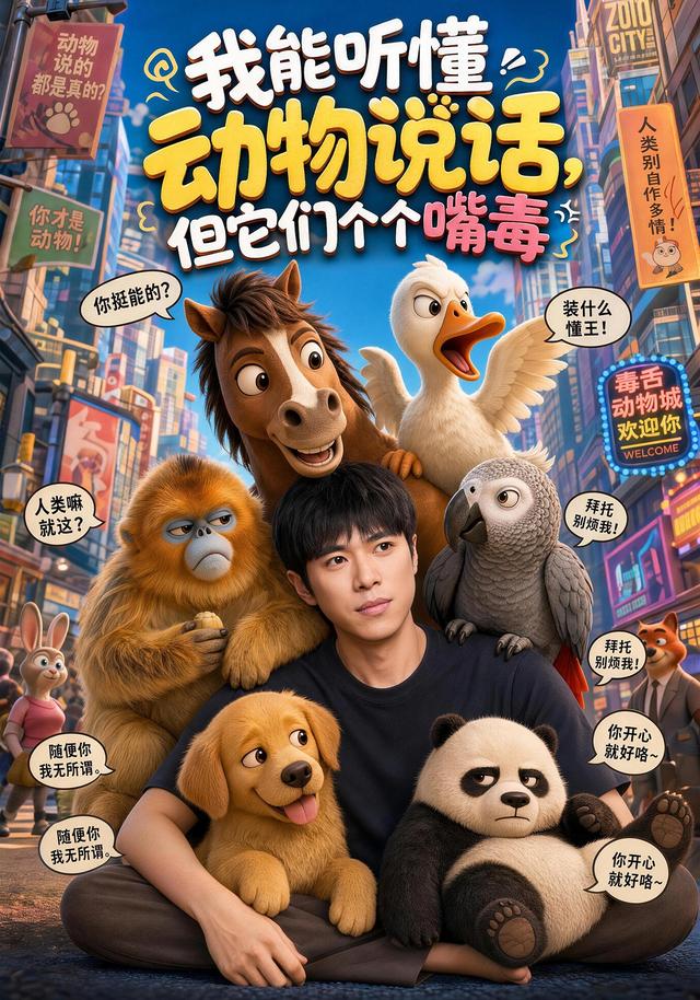 我能听懂动物说话，但它们个个嘴毒