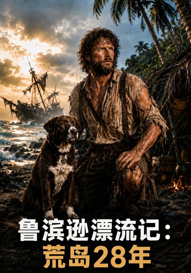 鲁滨逊漂流记：荒岛28年 cover