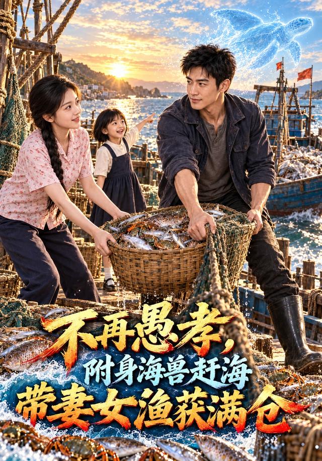 不再愚孝，附身海兽赶海带妻女渔获满仓