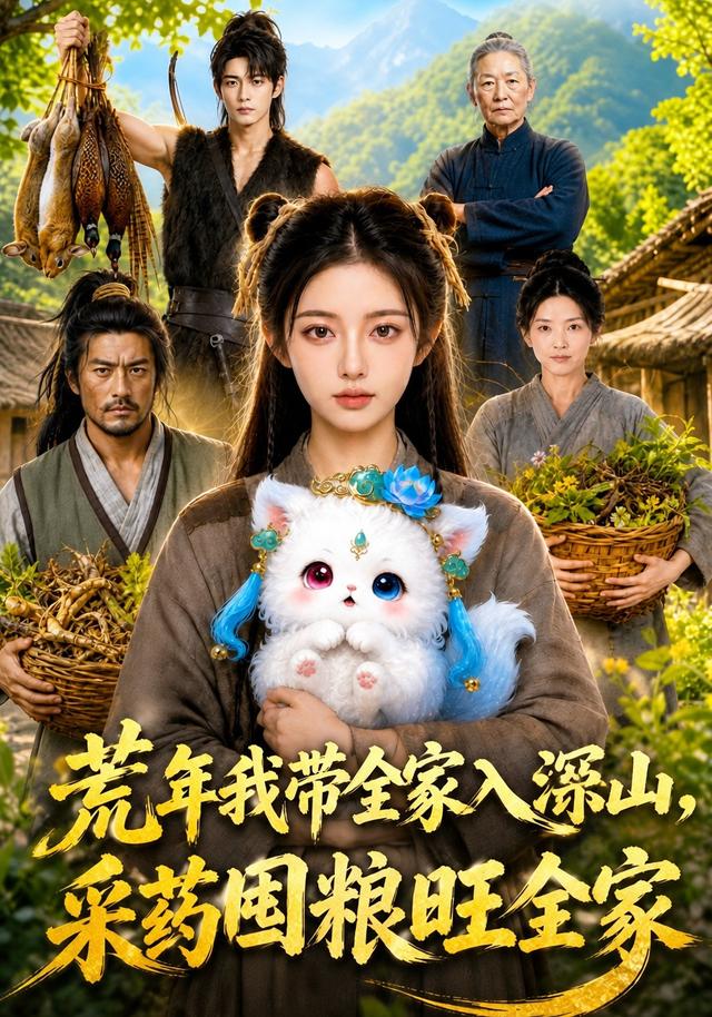 荒年我带全家入深山，采药囤粮旺全家